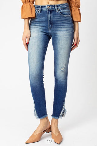 KanCan High Rise Ankle Skinny Jeans