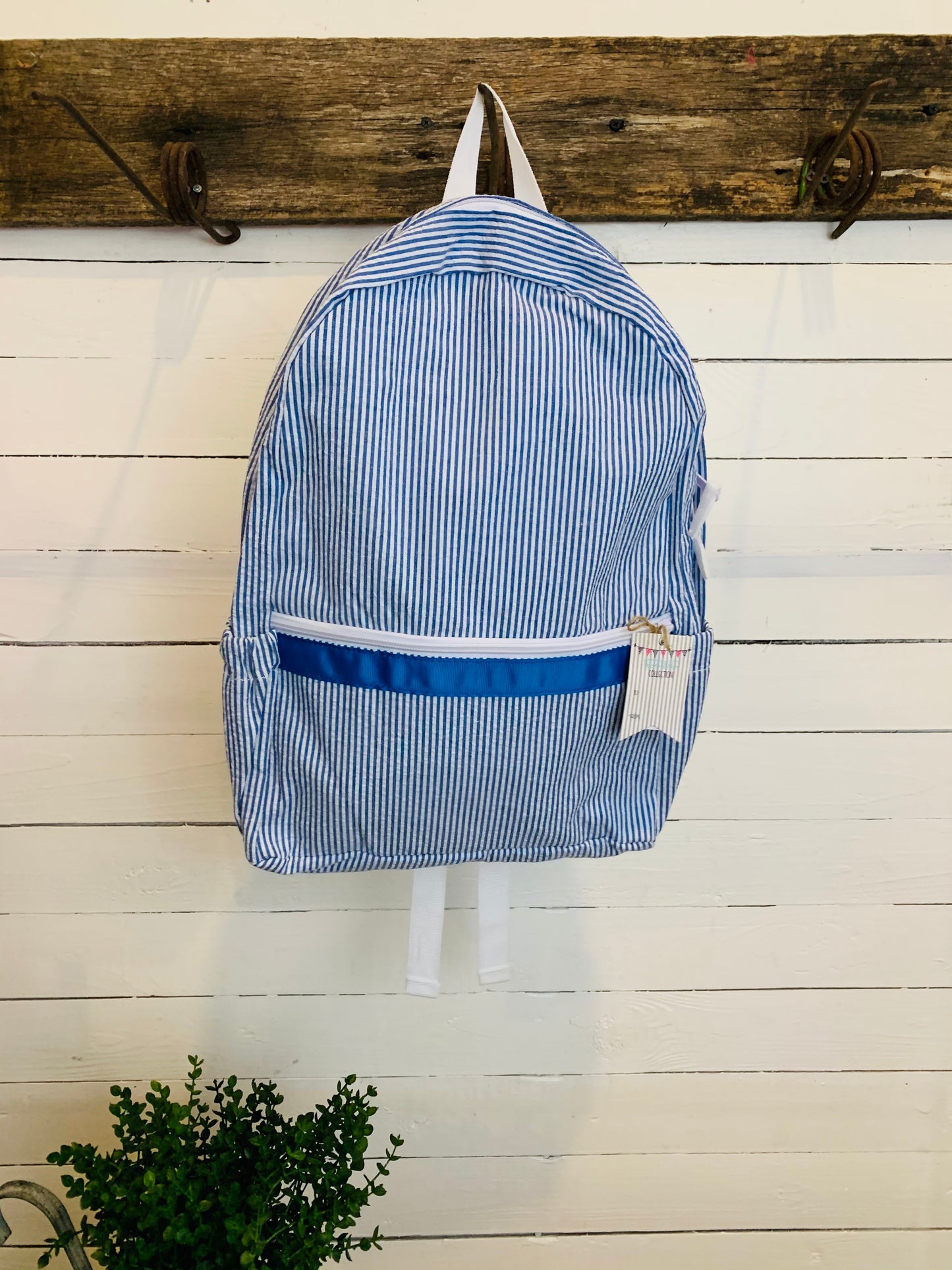 Seersucker Full Size Backpack