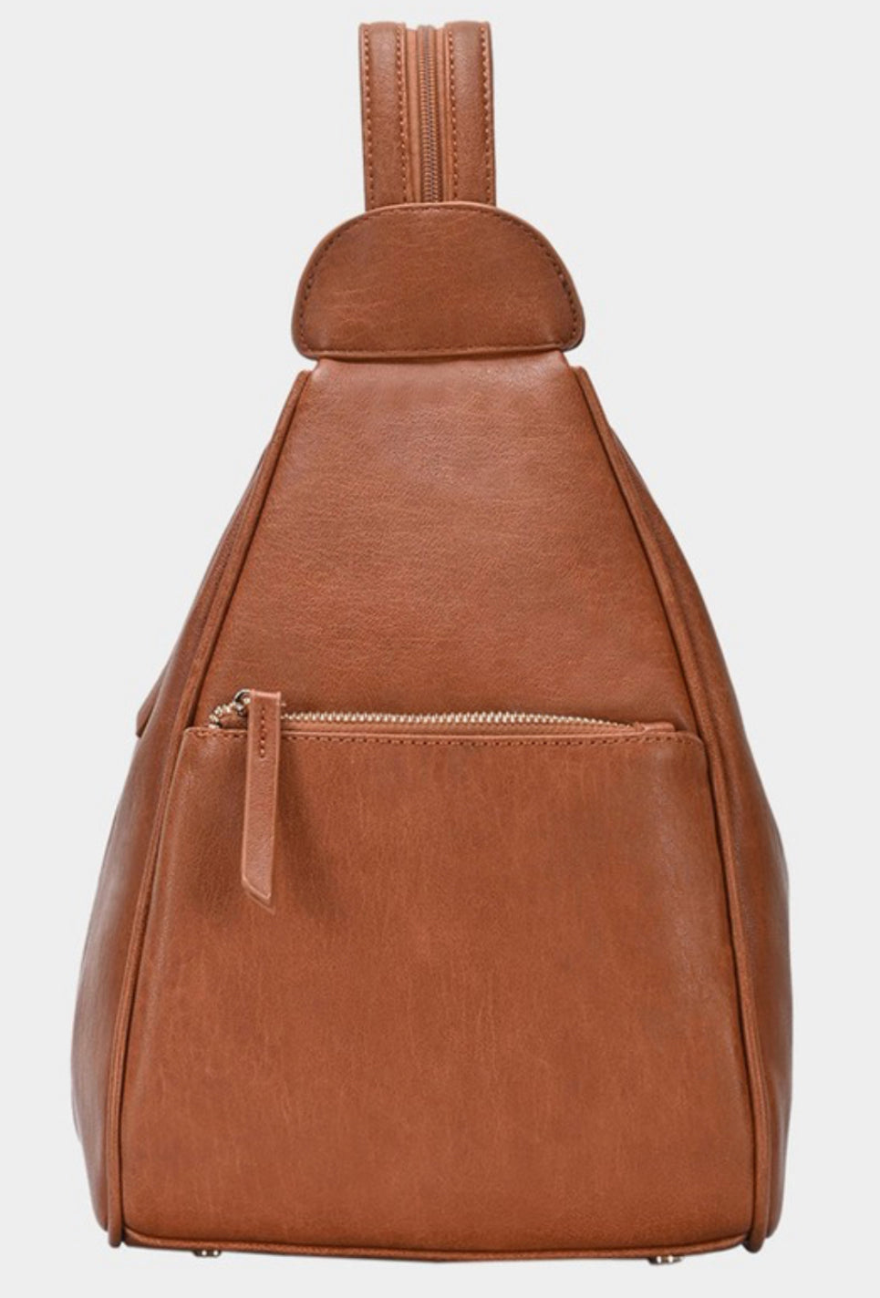 Leather Sling Backpack