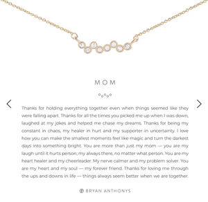 Mom Necklace by Bryan Anthonys