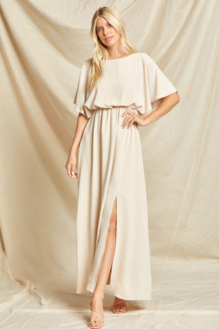 Ivory Dolman Maxi Dress